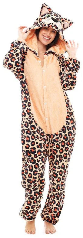 Disfraz de Leopardo con Capucha para Adulto Leopardo Partilandia